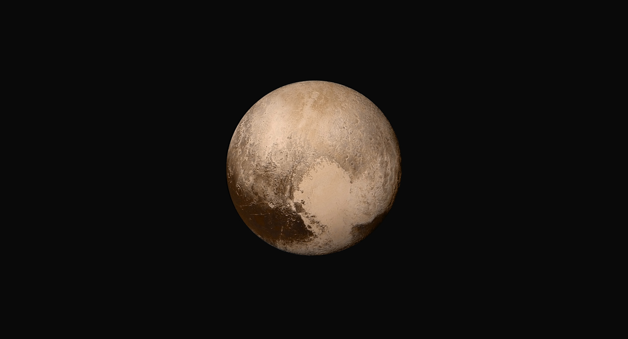 Планета Плутон в космосе